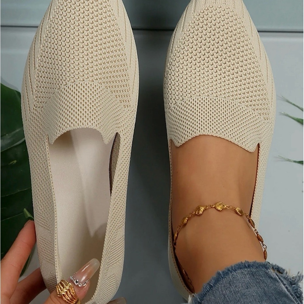Heart Soul Cream Women's Flats